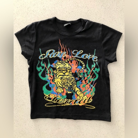 Pure Love Tiger Baby Tee - Picture 2 of 4